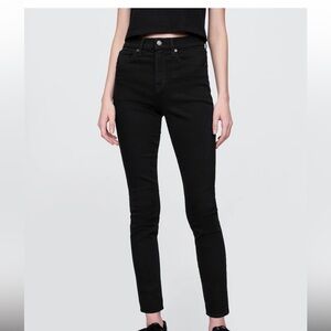 Gap Women's Black skinny Jeans super high waisted